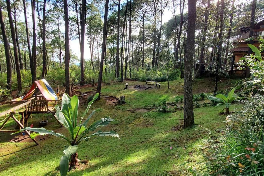 Cabana Rustica A 1Km De Cascada Mazamitla Dış mekan fotoğraf