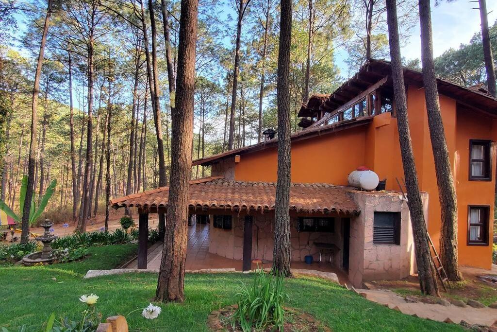 Cabana Rustica A 1Km De Cascada Mazamitla Dış mekan fotoğraf