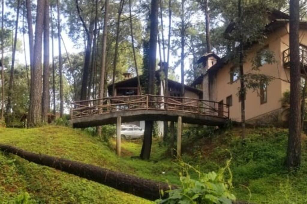 Cabana Rustica A 1Km De Cascada Mazamitla Dış mekan fotoğraf
