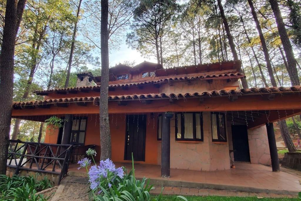 Cabana Rustica A 1Km De Cascada Mazamitla Dış mekan fotoğraf